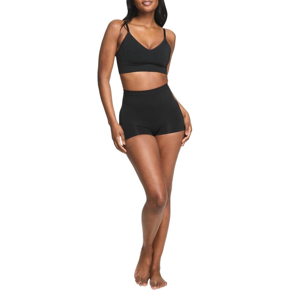 imageSPANX Assets Bralette  Seamless Shapewear Adjustable Bralette  Lightweight Power Sculpting  OG of Shapewear  WirelessVery Black