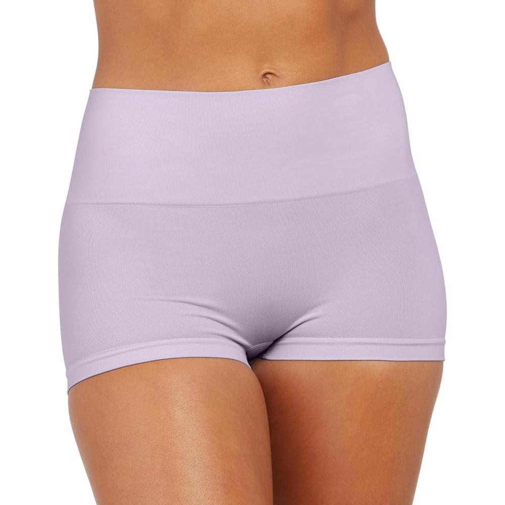 imageSPANX SPANXshape Everyday Shaping Boyshort  Comfortable Core Control Shapewear Underwear  Invisible Under Clothes  NoShowDusty Lavender
