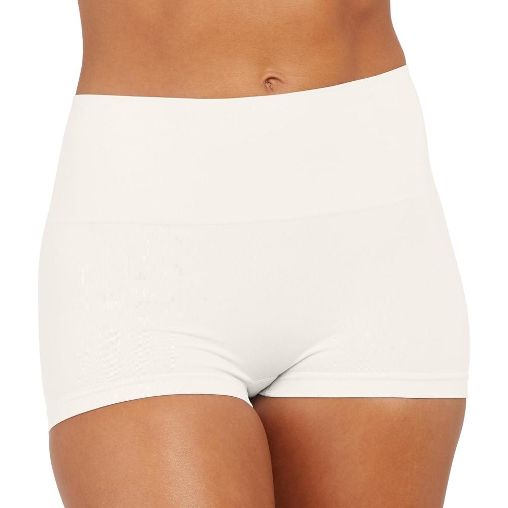imageSPANX SPANXshape Everyday Shaping Boyshort  Comfortable Core Control Shapewear Underwear  Invisible Under Clothes  NoShowLinen