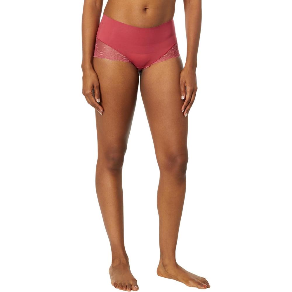 imageSPANX smooth Undietectable Lace HiHipster  Core Control  Comfortable Lace Shapewear Underwear  No Visible Panty LinesWild Rose