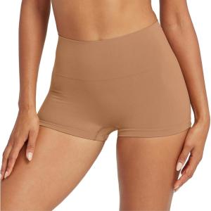 SPANX SPANXshape Everyday Shaping Boyshort – Comfortable Core Control Shapewear Underwear – Invisible Under Clothes – No-Show(Naked 3.0)