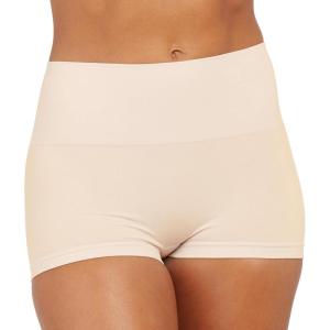 SPANX SPANXshape Everyday Shaping Boyshort – Comfortable Core Control Shapewear Underwear – Invisible Under Clothes – No-Show(Soft Nude)