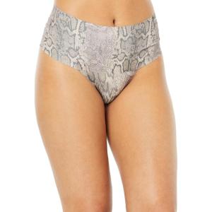 SPANX Supersmooth Undie-tectable Thong for Women, Invisible No-Show Thong Underwear with Comfortable Core Control(Neutral Snake)