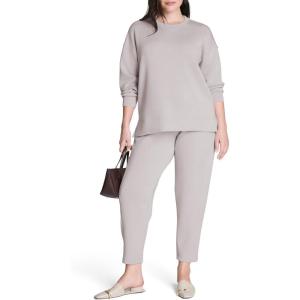 Spanx AirEssentials Crewneck Tunic – Below-Hip, Relaxed Fit – Offers UPF 50+ Protection(French Grey)