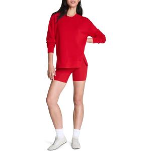Spanx AirEssentials Crewneck Tunic – Below-Hip, Relaxed Fit – Offers UPF 50+ Protection(Spanx Red)