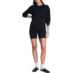 Spanx AirEssentials Crewneck Tunic – Below-Hip, Relaxed Fit – Offers UPF 50+ Protection(Very Black)