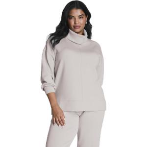Spanx AirEssentials Turtleneck Tunic – Relaxed Turtleneck with Booty Coverage – UPF 50+ Protection(French Grey)
