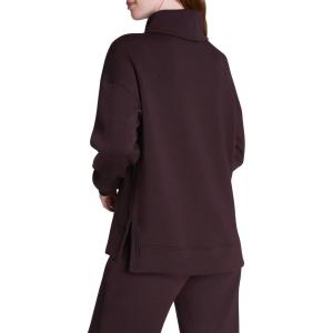 Spanx AirEssentials Turtleneck Tunic – Relaxed Turtleneck with Booty Coverage – UPF 50+ Protection(Truffle Brown)