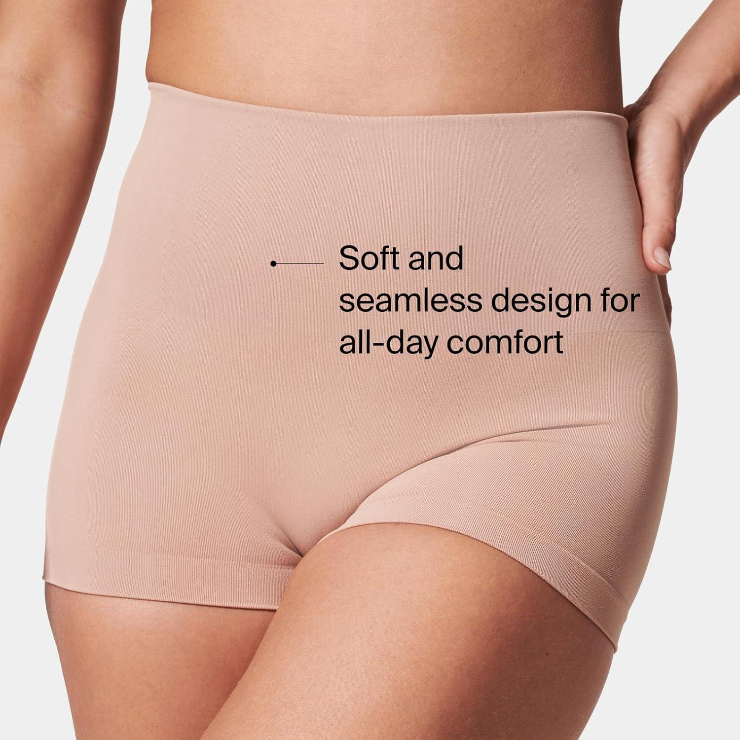 imageSPANX SPANXshape ExtraOrdinary Boyshort  Sculpting Compression  Womens Shapewear Underwear  Recycled Nylon Fabric BlendToasted OatmealVintage RoseM