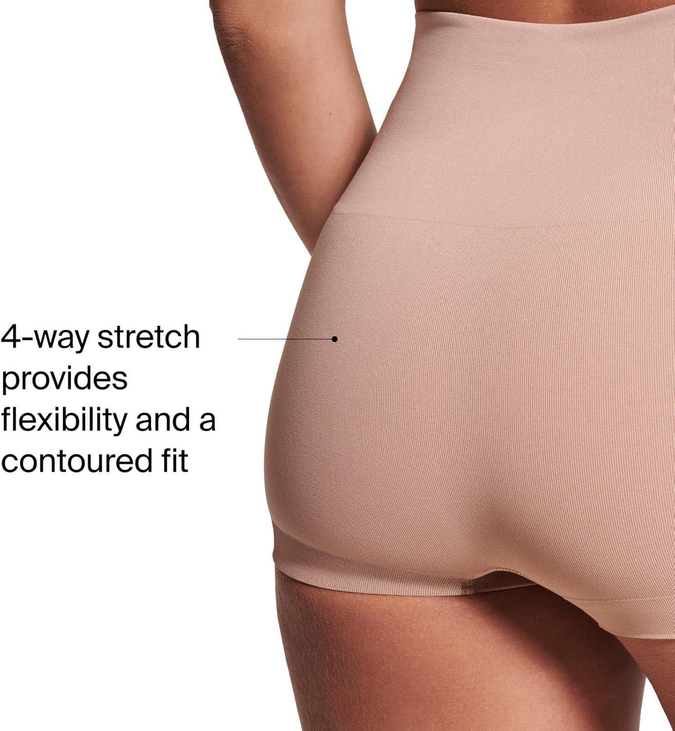 imageSPANX SPANXshape ExtraOrdinary Boyshort  Sculpting Compression  Womens Shapewear Underwear  Recycled Nylon Fabric BlendToasted OatmealVintage RoseM