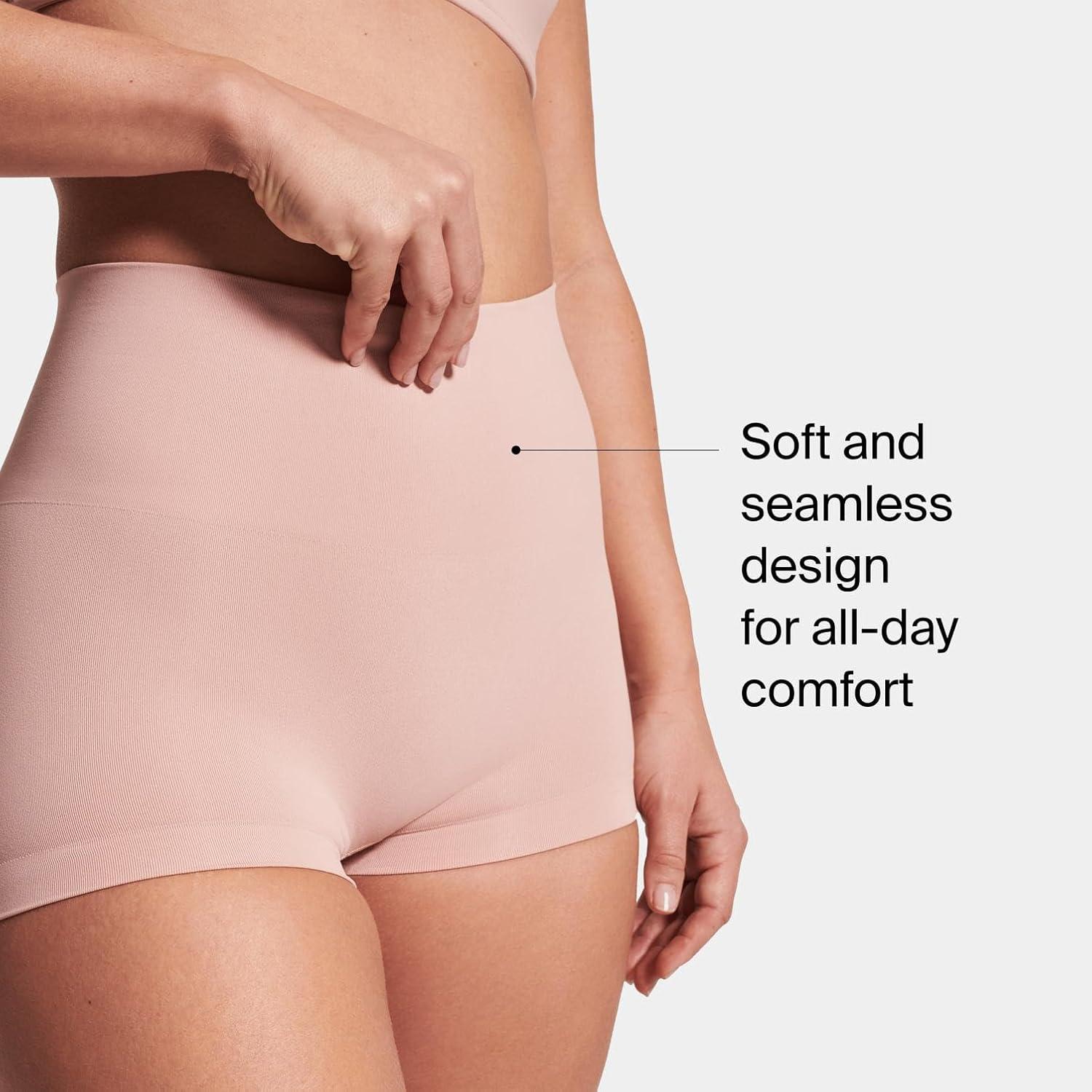 imageSPANX SPANXshape ExtraOrdinary Boyshort  Sculpting Compression  Womens Shapewear Underwear  Recycled Nylon Fabric BlendToasted OatmealVintage RoseM