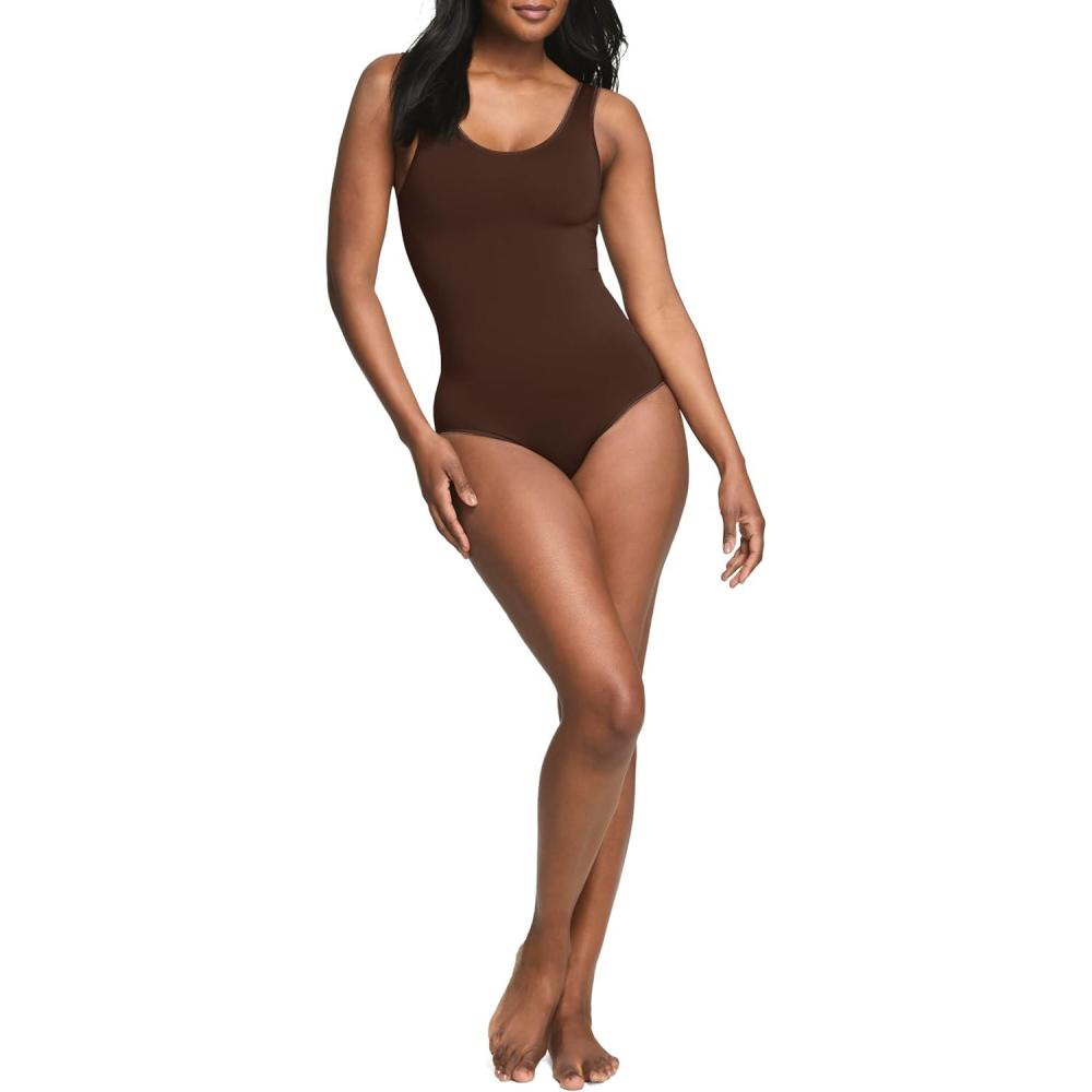 imageSPANX ASSETS HighWaist Boyshort  Seamless Power Sculpting HighWaisted Boyshort  OG of Shapewear  NoShow Tummy ControlChestnut Brown