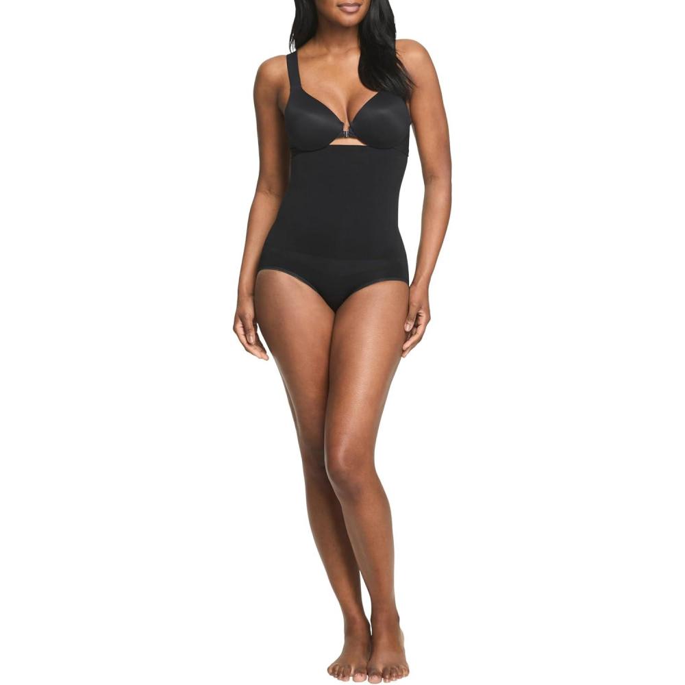 imageSPANX ASSETS HighWaist Brief  Seamless UltraFirm Shapewear Underwear with Tummy Control Comfortable ampamp BreathableVery Black