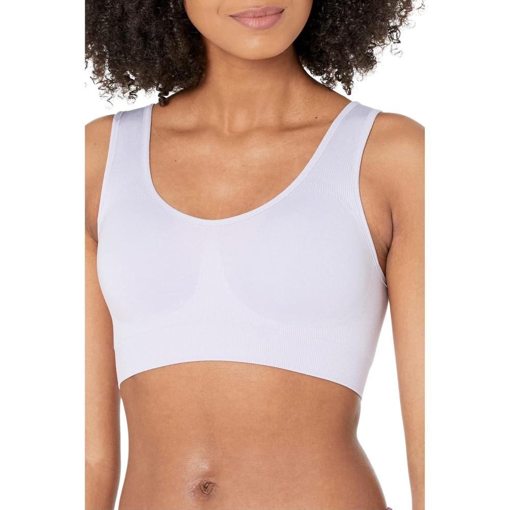 imageSPANX Breast of Both Worlds Reversible Comfort Bra  Wireless Seamless Bra  Reversible Design  WireFree ComfortLight OrchidLinen