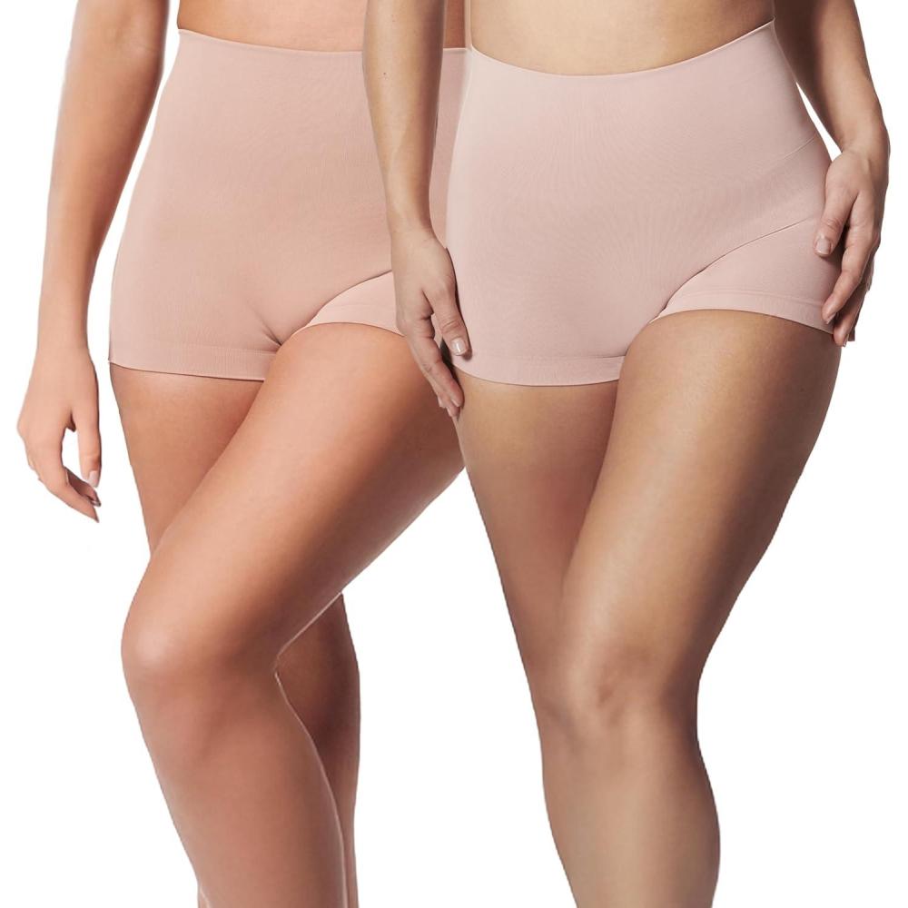imageSPANX SPANXshape ExtraOrdinary Boyshort  Sculpting Compression  Womens Shapewear Underwear  Recycled Nylon Fabric BlendToasted OatmealVintage RoseM