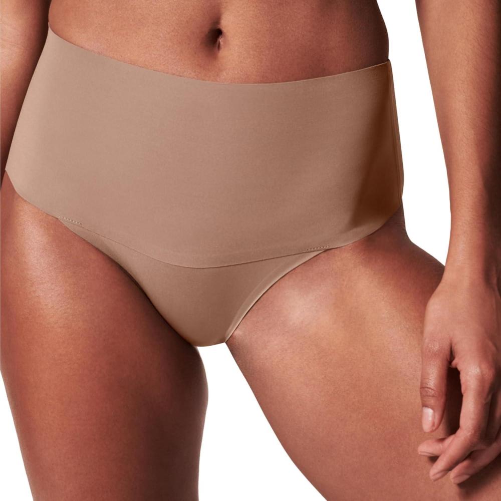 imageSPANX SPANXsmooth Undietectable Brief  Comfortable Core Control  Invisible Shapewear Underwear  No Visible Panty LinesCafe Au Lait