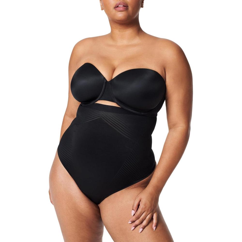 imageSPANXshape Invisible HighWaisted ThongVery Black