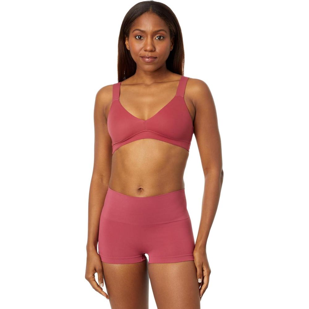 imageSPANXsmooth BraLlelujah Unlined Bralette  Comfortable Support  WireFree Bra  Hosiery Back Smoothing  DigFree StrapsWild Rose