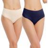 imageSPANX SPANXshape Everyday Shaping Thong  Core Control Shapewear Underwear  Invisible Under Clothes  Seamless DesignSoft NudeTimeless NavyM