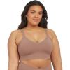 imageSPANXsmooth EcoCare Seamless Shaping Longline Bralette  Comfortable Everyday Bralette  Womens Bra with No UnderwireCafe Au Lait