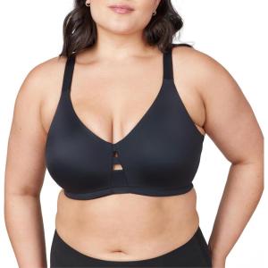 Low Profile Wireless Minimizer Bra(Very Black)