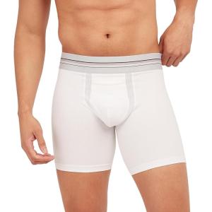 SPANX Men’s Sculpt Cotton Boxer Brief(Bright White)