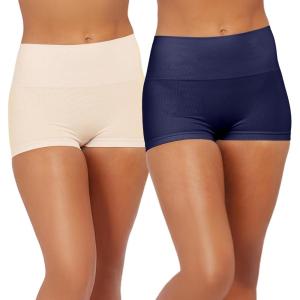 SPANX SPANXshape Everyday Shaping Boyshort – Comfortable Core Control Shapewear Underwear – Invisible Under Clothes – No-Show-Soft Nude-Timeless Navy-M