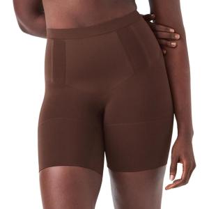 SPANX sculpt OnCore Mid-Thigh Short – Powerful Sculpting Body Shaper – Comfortable Shapewear for Women(Chestnut Brown)