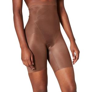 SPANXshape Invisible High-Waisted Mid-Thigh Short(Chestnut Brown)