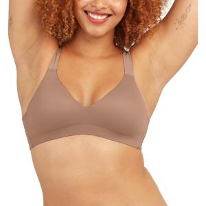 Spanx Smooth Bra-Llelujah! Lightly Lined Bralette – Wire-Free – Comfortable Support – Wireless Bra – Dig-Free Straps(Cafe Au Lait)