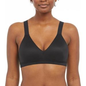 Spanx Smooth Bra-Llelujah! Lightly Lined Bralette – Wire-Free – Comfortable Support – Wireless Bra – Dig-Free Straps(Very Black)