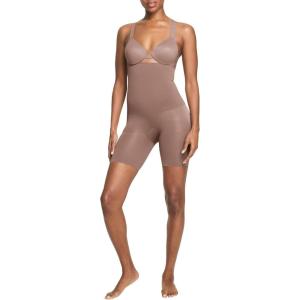 ASSETS by SPANX High-Waist Mid-Thigh Short – Seamless Shapewear – Ultra-Firm Compression, Breathable, Thigh & Tummy Control(Café Au Lait)